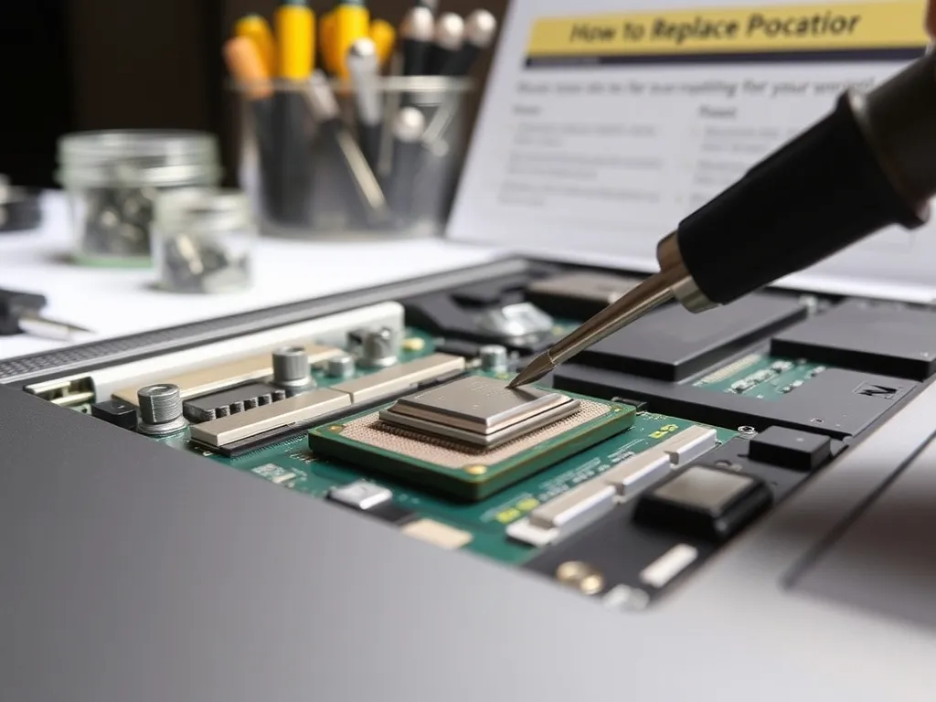 Wymiana procesora w laptopie – jak to zrobić krok po kroku?