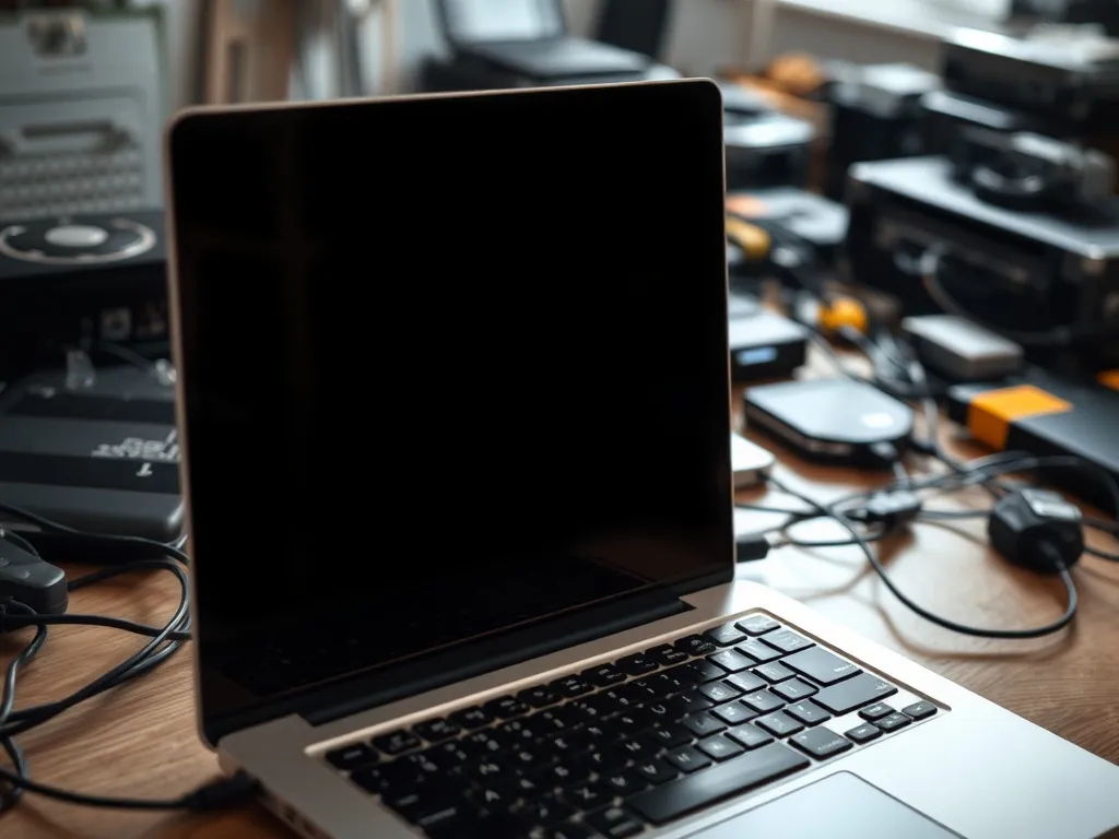 Czarny ekran w laptopie – co robić i jakie są najczęstsze przyczyny?