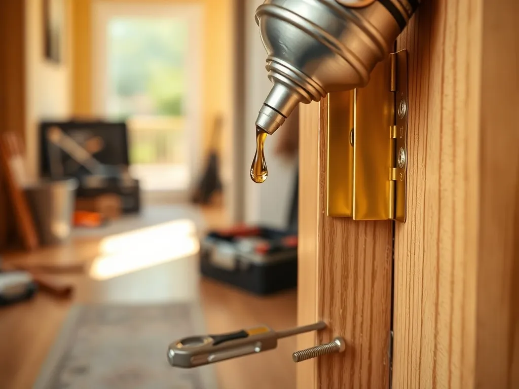 Jak naprawić skrzypiące drzwi domowe sposoby?