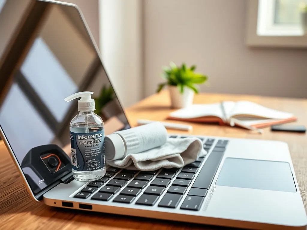 Jak wyczyścić laptopa i klawiaturę bezpiecznie?