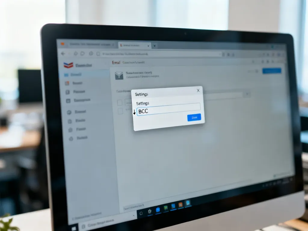 Widok okna tworzenia wiadomości e-mail w programie Outlook z kursorem wskazującym opcję włączenia pola UDW.
