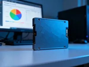 Cyfrowa tarcza z motywem obwodów elektronicznych symbolizująca zaawansowaną ochronę antywirusową w sieci.