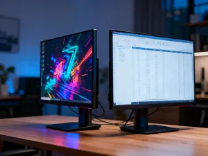 Nowoczesny wzmacniacz sygnału Wi-Fi wpięty do gniazdka w przytulnym salonie, poprawiający zasięg sieci w domu.