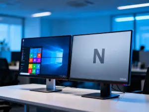 Karta płatnicza leżąca obok myszki gamingowej na tle ekranu z interfejsem portfela Steam w nastrojowym oświetleniu.