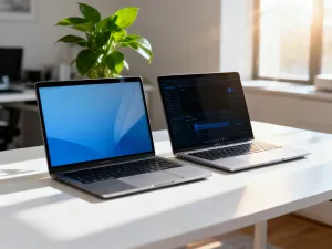 Monitor wyświetlający arkusz kalkulacyjny Excel z wyróżnioną kolumną rankingową i uporządkowanymi wartościami liczbowymi.