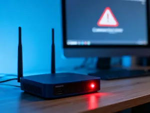 Dwa pendrive'y leżące na drewnianym biurku, symbolizujące wybór między różnymi systemami plików.