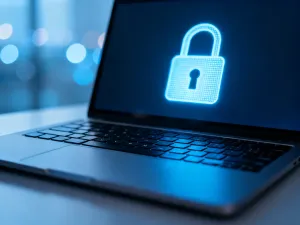 Ekran laptopa z otwartym arkuszem Excela, na którym zaznaczono duplikaty danych w kolorowych komórkach.